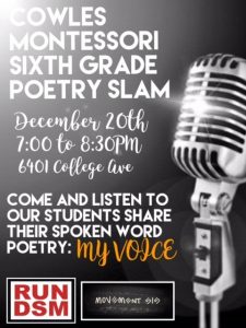 6th Grade Poetry Slam