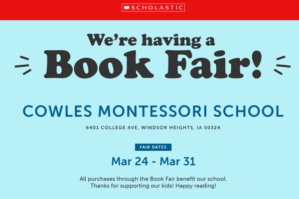 Cowles Montessori Crier – March 22nd